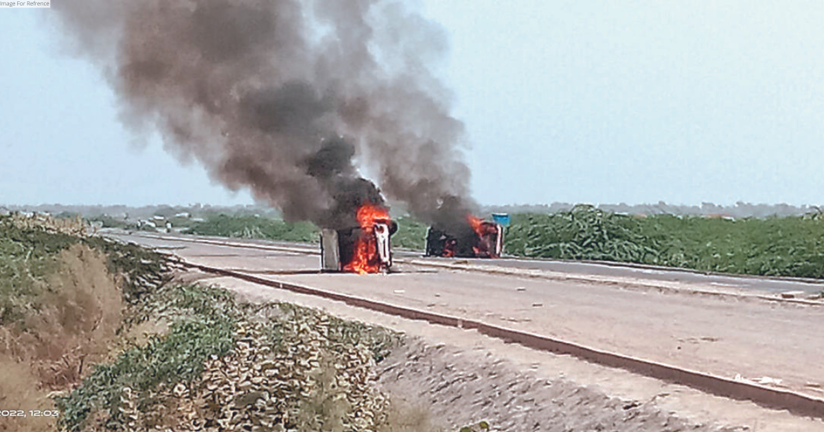 Miscreants attempt to run over protesters in Barmer